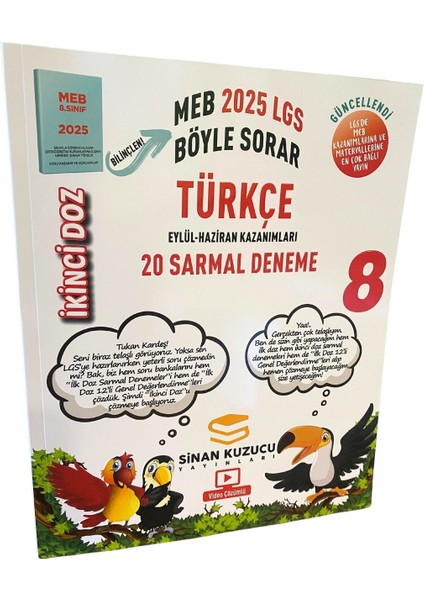 Sinan Kuzucu 8.sınıf Ikinci Doz Sarmal Branş Denemeleri Türkçe