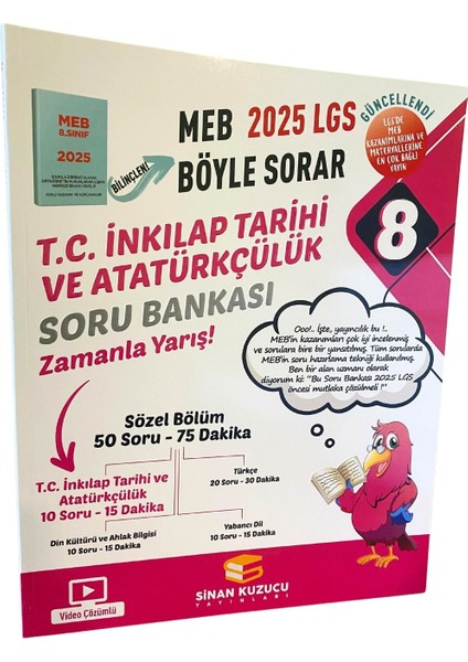 Sinan Kuzucu 8.sınıf Lgs T.c. Inkılap Tarihi Soru Bankası