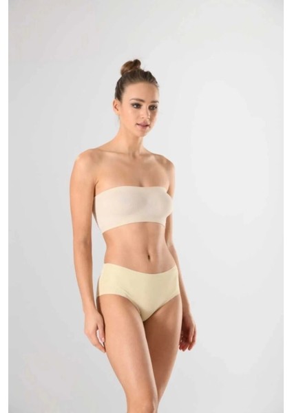 Miss Fit 12596 Lazer Kesim Silikonlu Bato Slip