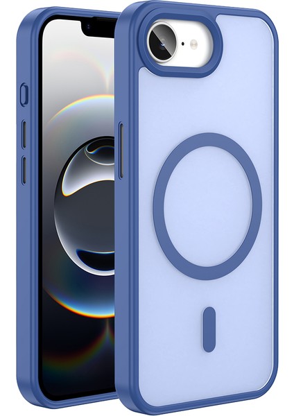 Apple iPhone 16E Kılıf Magsafe Şarj Özellikli Mat Arka Yüzey Zore Sio Kapak