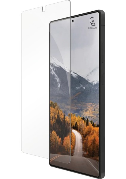 Samsung Galaxy S25 Ultra ile Uyumlu Ekran Koruyucu Şeffaf Temperli Kırılmaz Cam Ekran Koruyucu