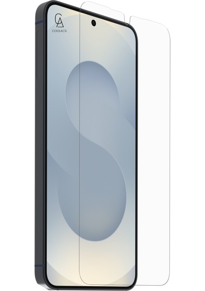 Samsung Galaxy S25 ile Uyumlu Ekran Koruyucu Şeffaf Temperli Kırılmaz Cam Ekran Koruyucu
