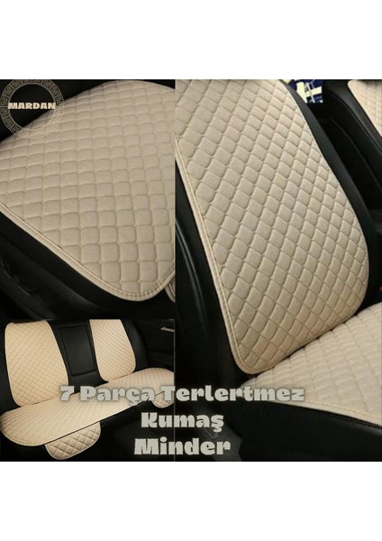 Oto Koltuk Minderi 7 Parça Terletmez Kumaş