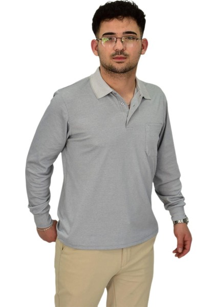 Erkek Mevsimlik Polo Yaka Sweatshirt 6830 BGL-ST04414 modelleri