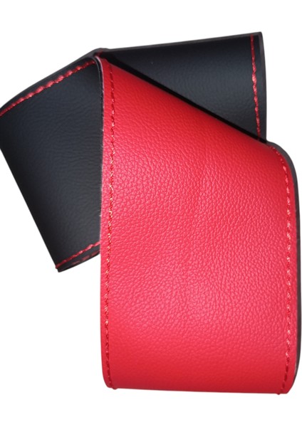 Dikişli Direksiyon Kılıfı Siyah Deri Kırmızı Deri Kırmızı Dikişli F. Focus Için indirimleri