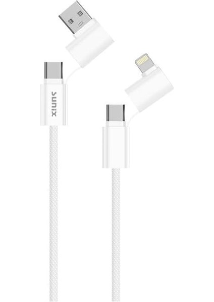 4in1 Usb-C Data & Şarj Kablosu IP13