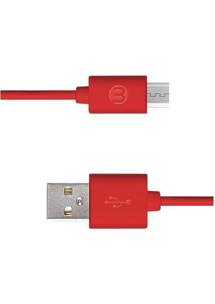Usb-A - Micro USB Kablosu Kırmızı