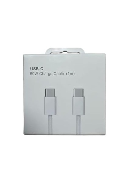 60W Örgülü Type-C To Type-C USB Şarj ve Data Kablosu 1m PDA00008