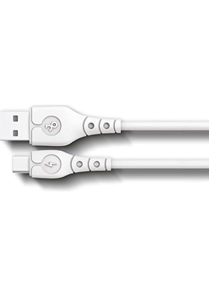 Universal Type-C Data Kablosu Jo-Dk9 J-Well, Beyaz, 1mt
