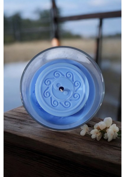 7'li Çakra - Chakra Seti Cam Bardak Kokulu Organik Soya Mumu fiyatları