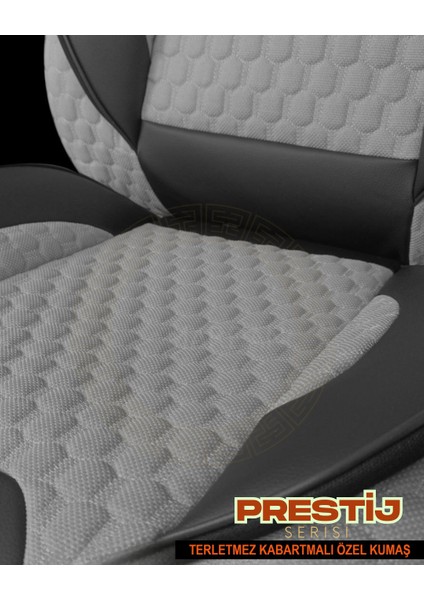 Oto Koltuk Kılıfı - Deri ve Kabartmalı Özel Kumaş Prestij Serisi fiyatları