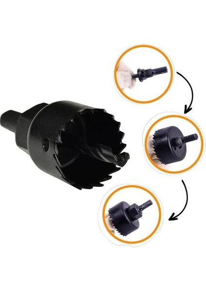 ® 6 Parça Demir Ahşap Alçıpan Delme Buat Açma Seti