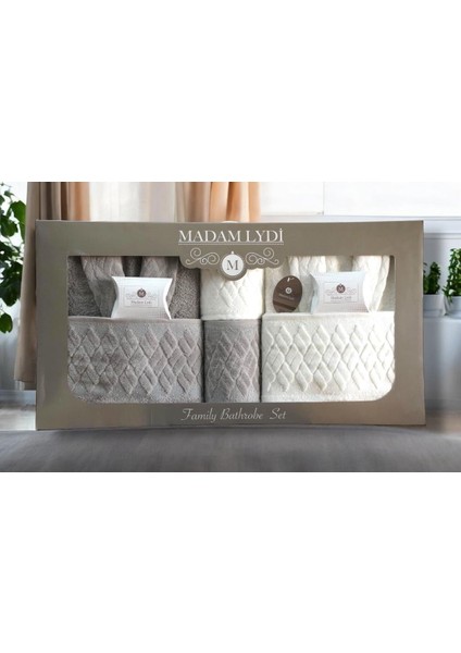 Aile Bornoz Seti Premium 8 Parça