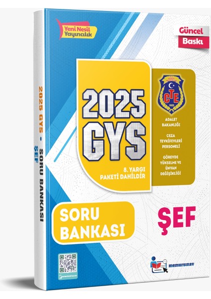 2025 Cte Şef Gys Hazırlık – Soru Bankası 3'lü Set modelleri