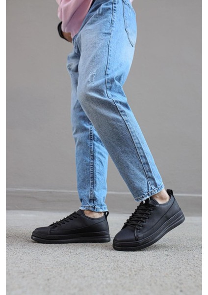 Knack Sneakers Ayakkabı 010 Siyah (Siyah Taban) indirimleri