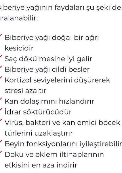 Biberiye Yağı fırsatları