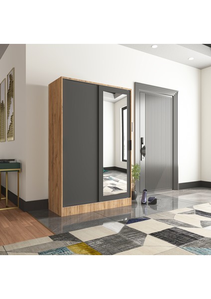 Aura Pine Portmanto Vestiyer Ayakkabılık Aynalı 2 Sürgü Kapaklı fiyatları