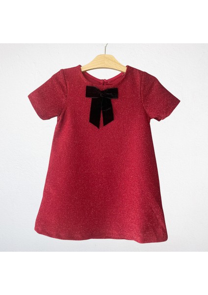 Kurdale Detaylı Simli Elbise