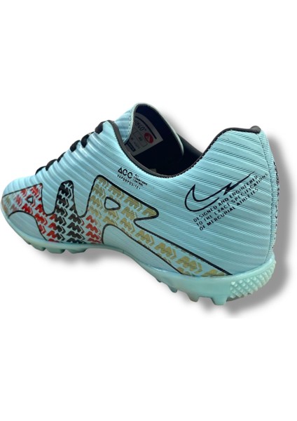 Airboom Halısaha Ayakkabı Mavi Kırmızı Siyah Desenli modelleri