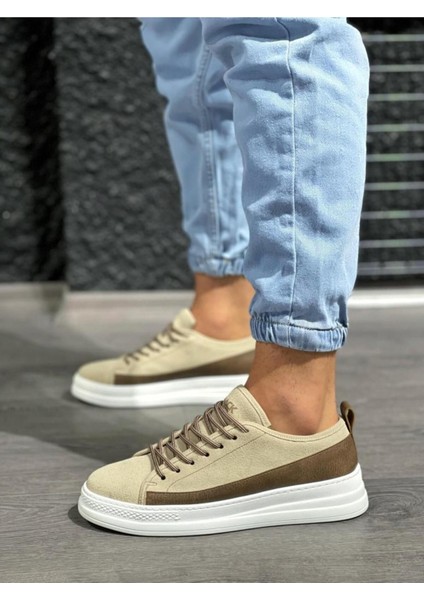 Knack Sneakers Ayakkabı 010 Vizon Süet