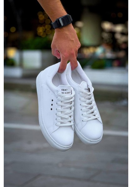 Kb-X7 Kuback Beyaz Yüksek Taban Bağcıklı Günlük Erkek Ayakkabı fiyatları