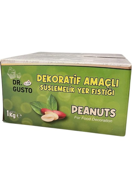Dekor Amaçlı Süslemelik Yeşil Yer Fıstığı 1 kg