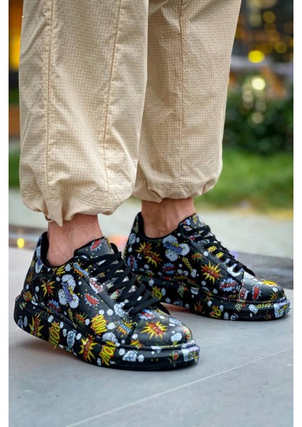 KB-X500 Kuback Siyah Boom Bağcıklı Günlük Erkek Ayakkabı modelleri