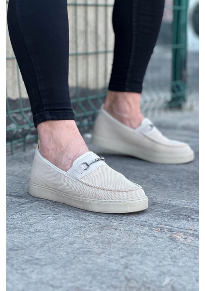 WG060 Bej Triko Babet Erkek Casual Ayakkabı modelleri