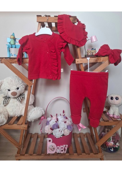 0-3 Ay Kız Bebek 4'lü Takım