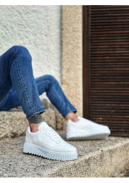 BA0802 Boa Beyaz Yüksek Taban Erkek Günlük Ayakkabı fiyatları