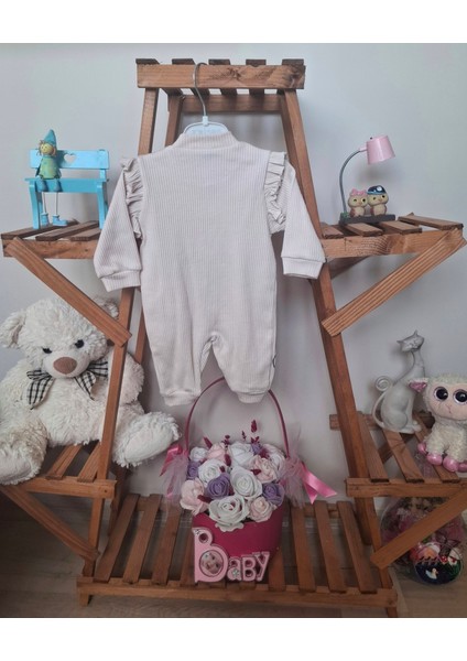 Çiçek Desenli Kız Bebek Tulum fiyatları