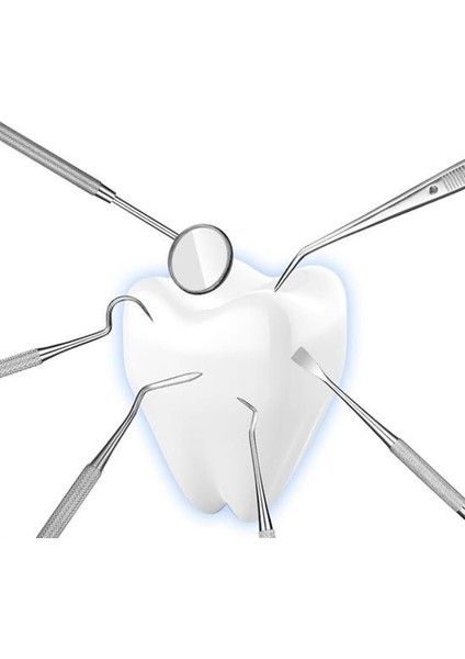 Paslanmaz Çelik Ağız Temizlik Bakım Seti 6 Parça indirimleri