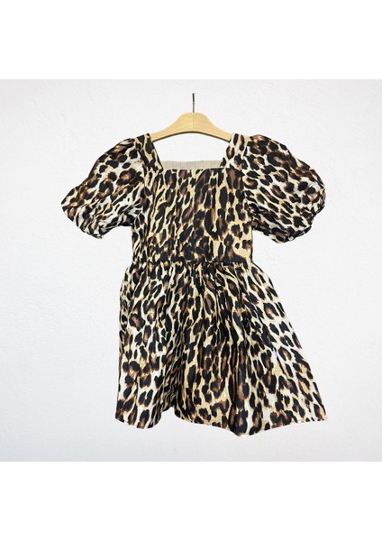Leopar Desenli Kız Çocuk Elbisesi – Fiyonk Detaylı fiyatları