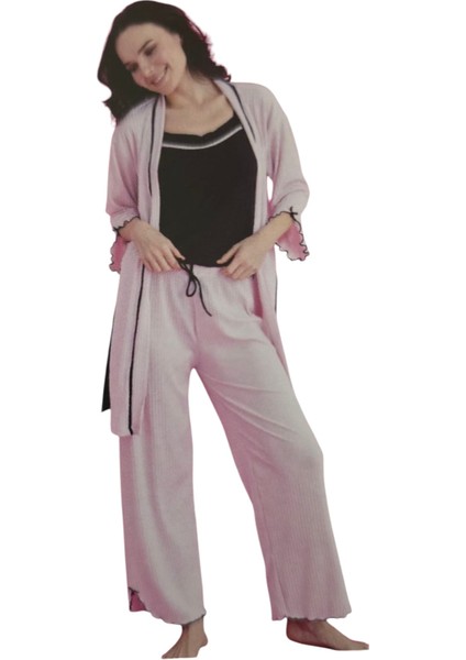 Kadın Pijama Takımı Sabahlıklı