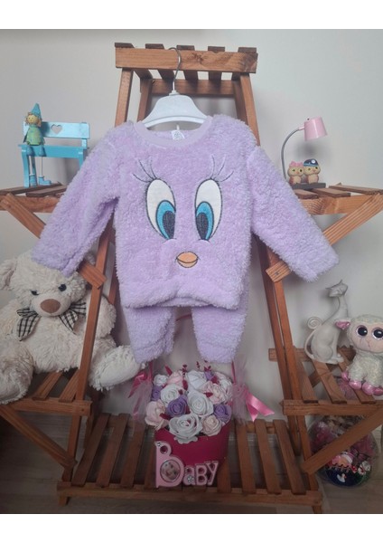 Kız Çocuk 2'li Peluş Takım