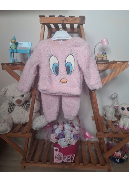 Kız Çocuk 2'li Peluş Takım