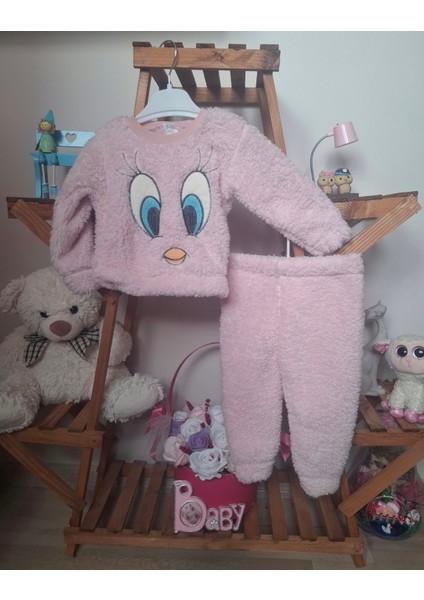 Kız Çocuk 2'li Peluş Takım fiyatları