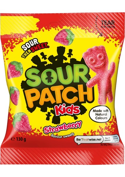 Strawberry Flavour Sweets 130G