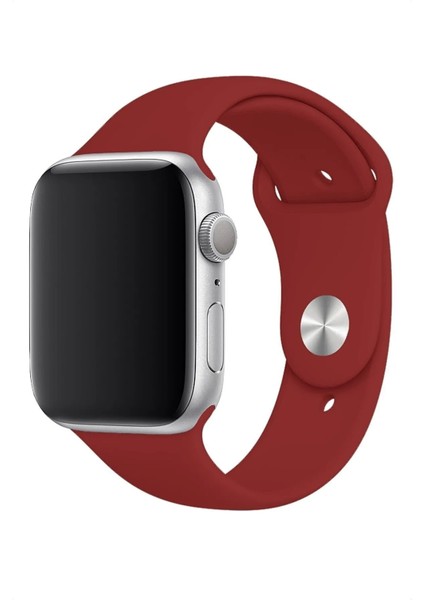 Apple Watch Serisi 1 2 3 4 5 6 7 Se 8 9 10 Uyumlu Kordon 38MM/40MM/41MM Silikon Spor Kayış