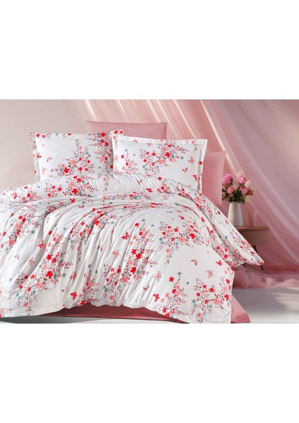 Lüks Dayanıklı Yumuşak Doğal Pamuklu Çift Kişilik Nevresim Takımı+ Lastiksiz Çarşaf+ 2 Yastık Kılıfı