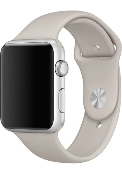 Apple Watch Serisi 1 2 3 4 5 6 7 Se 8 9 10 Uyumlu Kordon 42MM/44MM/45MM Silikon Spor Kayış