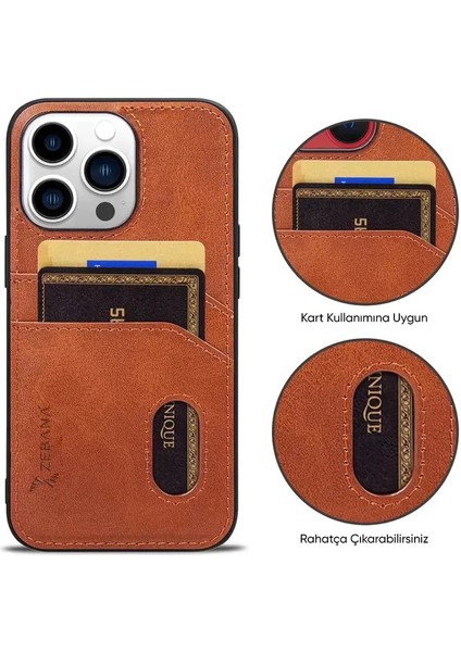Samsung Galaxy S24 Ultra Uyumlu Zebana Kartlıklı Pu Deri Kılıf fiyatları