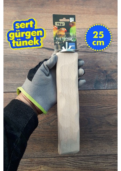 Venty (Gürgen) Yontulmuş Papağan Tüneği 25 cm | Amazon, Jako, Alex, Eklektus, Sultan, Monk, Kayık, Lori, Konur, Senegal - T241