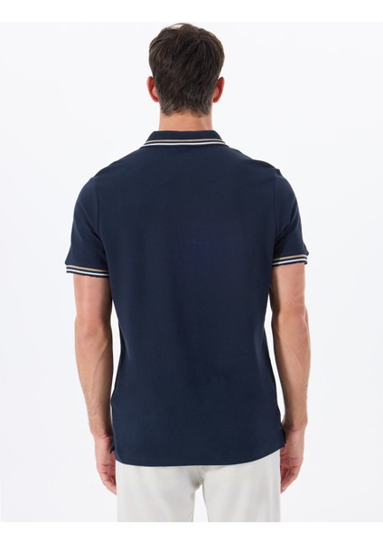 Polo Yaka Düz Lacivert Erkek T-Shirt ACE091252344_LAC indirimleri