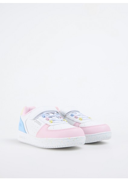 Beyaz - Pembe Kız Çocuk Yürüyüş Ayakkabısı Jpıpes2516v-Pıpe Jr 2516 Blanco Ros