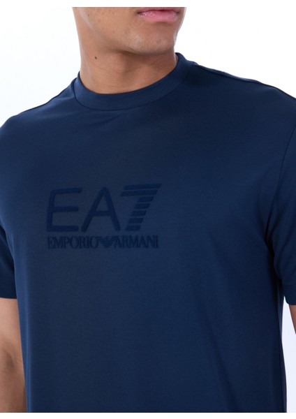 Bisiklet Yaka Lacivert Erkek T-Shirt Traın Lux Tee fırsatları
