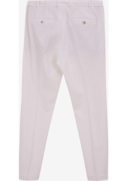 Bağlamalı Bel Duble Paça Kırık Beyaz Erkek Chino Pantolon F5SM-PNT 2721 fiyatları