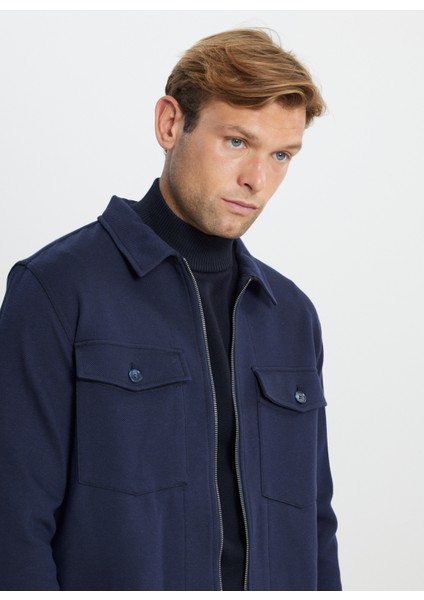 Lacivert Erkek Mont 4A0824100046