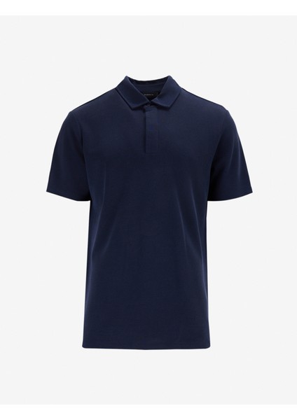 Lacivert Erkek Basic Polo T-Shirt F5SM-TST 2070