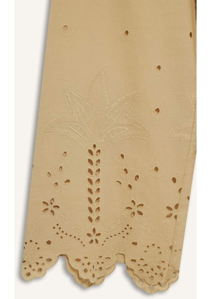 Regular Fit Brode Plaj Pantolonu-Fall in Love E0602AX25SM modelleri